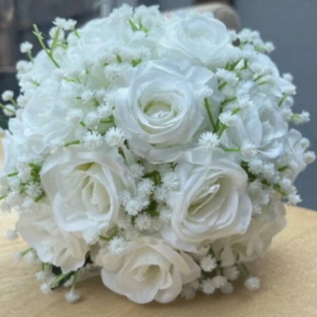 White Rose Bouquet
