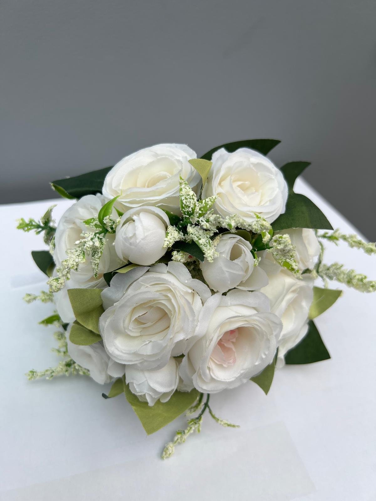 White Flower Girl Bouquet